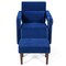 Modern Berber Fleece Single Sofa Chair Included Ottoman and Waist Pillow Suitable for Any Terrain